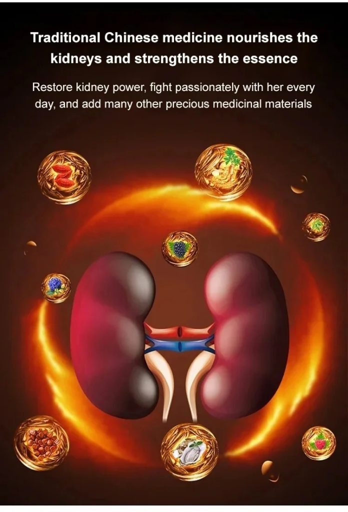 Traditional Chinese medicine kidney health support with Ginseng Ten-Treasure Tea